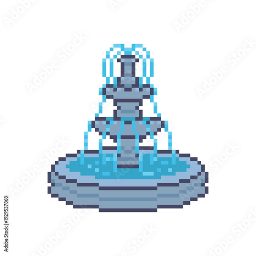water fountain icon pixel art
