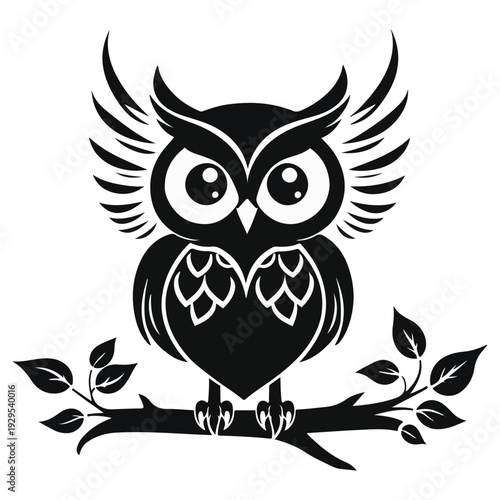 The silent scholar a harmonious fusion of sharp geometric lines and ancient woodland spirit