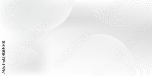 Abstract geometric background with soft white and gray gradient for high tech graphic business background. Template illustration design, web background, wallpaper, desktop, bubbles.
