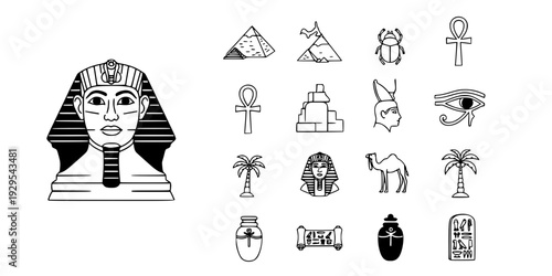 Great Sphinx Iconic Egypt Landmark Silhouette