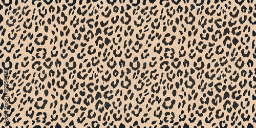 A seamless pattern of dark spots on a light tan background