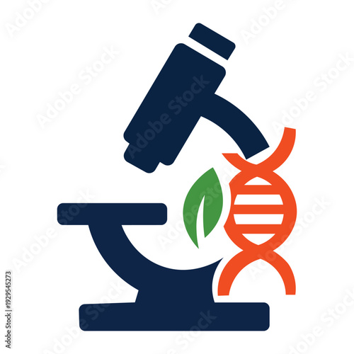 Biotechnology and Genetic Research Concept – Life Science Innovation and Bioengineering Vector Illustration