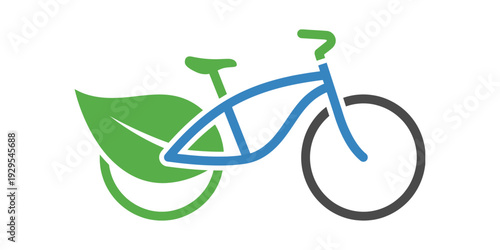 Sustainable Urban Mobility Concept – Eco Friendly Bicycle Transportation and Green Commuting Vector Illustration