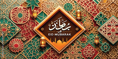 Traditional Turkish carpet and Thai style fabric design featuring vintage oriental patterns with gold ornaments and ancient geometric textures on an antique handmade illustration