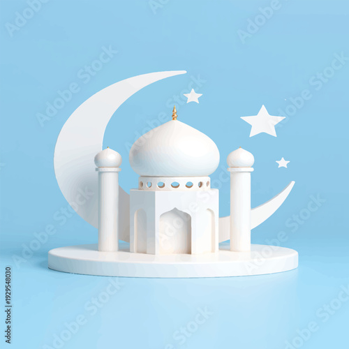 A majestic white marble mosque with a grand dome stands as a historic landmark against the changing sky from morning light to night in Agra, India