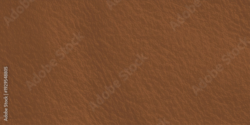 Brown leather texture background with natural grain, professional cognac tan faux leather surface for luxury design