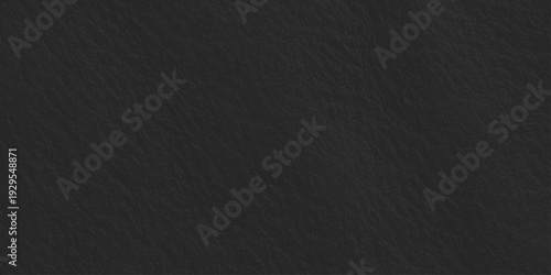 Black leather texture background with subtle natural grain, professional dark matte faux leather surface for design