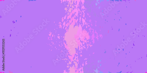 Abstract digital art featuring shades of purple and pink splatter