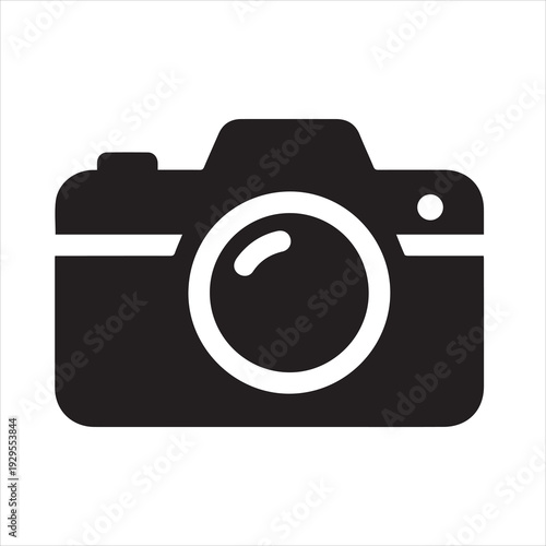 photo camera icon vector