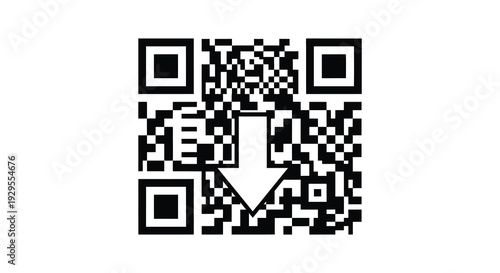 A striking composition featuring three qr codes and a stylized lion head in black and white silhouette high quality