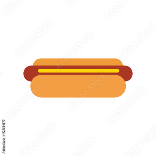 vector sausages on a white background