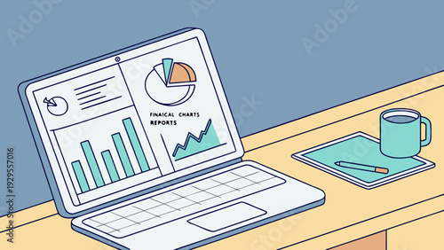 Stock market metrics visualized through digital dashboards for strategic marketing planning.