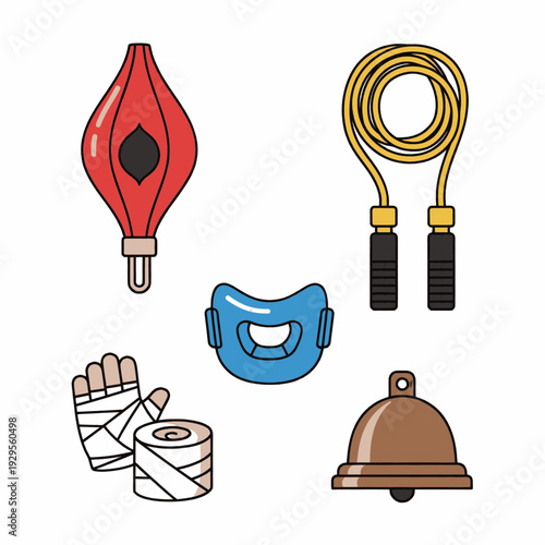 Fitness Equipment and Accessories for Exercise Routine.