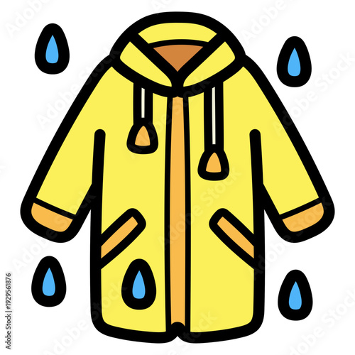 raincoat illustration