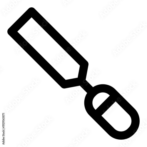 chisel outline icon