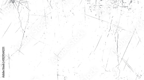 Grey abstract scratches and dots texture on a white background grunge