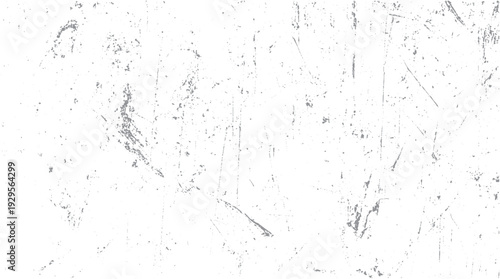 Faded grey distressed texture with subtle scratches and speckles on a white background grunge