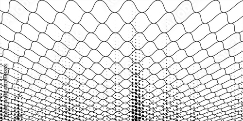 Mesh texture for fishing nets. Seamless pattern for sportswear or soccer goal, volleyball net, basketball hoop. vector modern