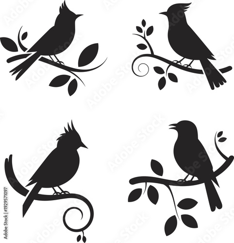 Set of Minimalist Black Vector Icons Featuring Various Wine Glasses and Goblets for Bar Menus, Restaurant Branding, Tasting Events, and Elegant Party Celebration Designs.