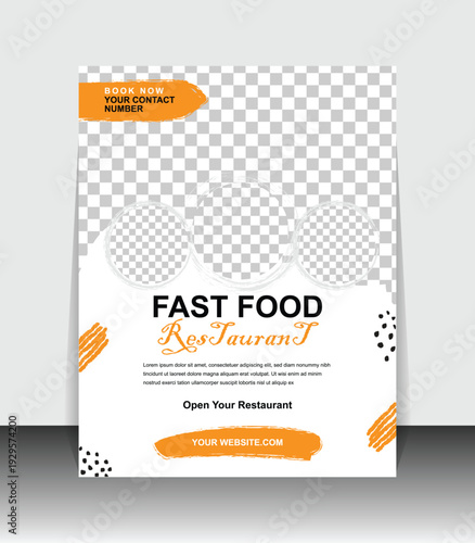 Delicious Fast Food Made Fresh Flyer Design