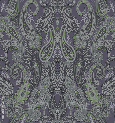 Beautiful Kashmiri stole with paisley seamless pattern ,pasley textile pattern design texture,pasley textile pattern design, Magical Traditional Paisleys Seamless Pattern for wallpaper design or fabri