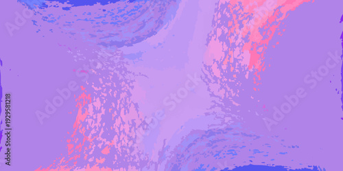 Abstract digital painting featuring shades of purple and pink hues