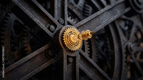 A close-up view unveils the...