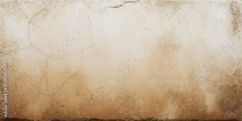 A blank vintage parchment with a stained grunge texture features a worn brown pattern and aged beige design on ancient paper, creating a damaged retro background