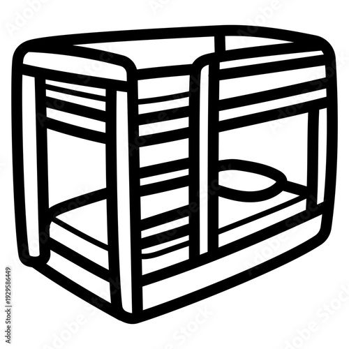 bunk bed illustration