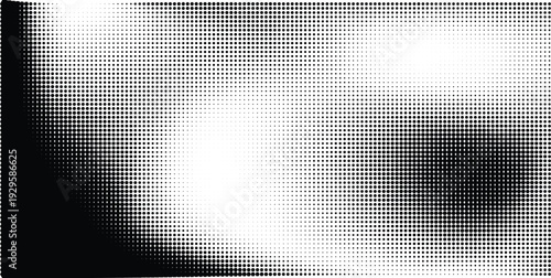 Abstract Halftone Pattern Black And White Texture With Transparent Background, PNG For Graphic Design And Artistic Projects