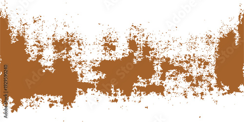 An abstract grunge vector illustration featuring a dirty black and green ink splat design with watercolor paint splashes and liquid spray textures on a paper pattern frame