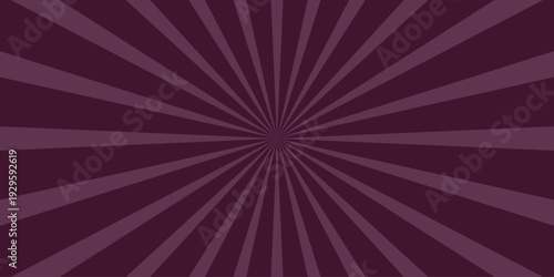 Deep Purple Sunburst Pattern with Radial Lines Creating a Dramatic and Vintage Background for Design Projects