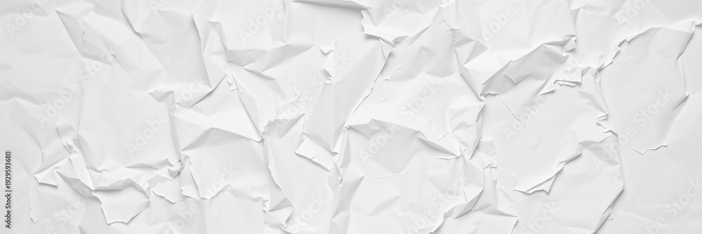 Obraz premium Seamless white paper texture with soft folds and gentle creases making elegant background for modern branding identity or minimalist website design backgrounds