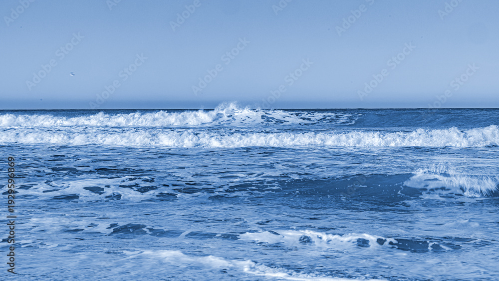 Obraz premium Spanish atlantic ocean waves and beaches