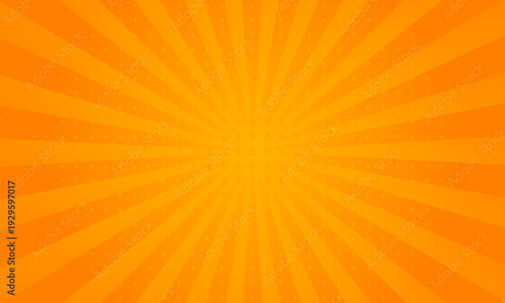 Obraz premium Orange Sunburst Pattern Background. Orange Sunburst Pattern Background.