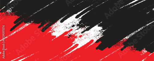black white and red grunge texture background. eps 10