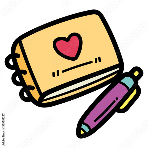 guests book illustration