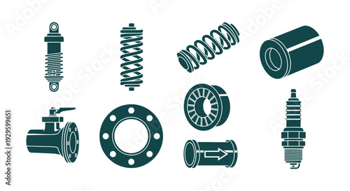 Blank Blue Trucker Cap Mockup Vector Template Front and Back Views Headwear