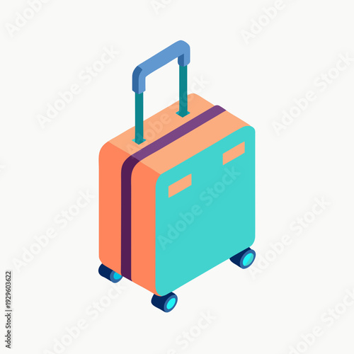 vector illustration of a briefcase