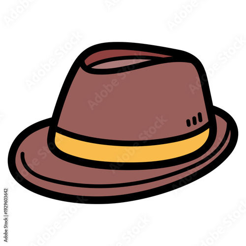 fedora illustration
