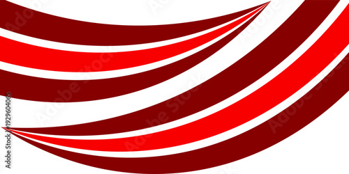 Wave background. A sleek abstract vector background with bold red and maroon curved lines sweeping upward on a clean white backdrop, creating a sense of motion and energy.