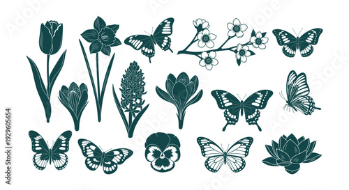 Sweet Romantic Love Elements Vector Collection Hearts Strawberries Cake Teddy Bear Roses Bows