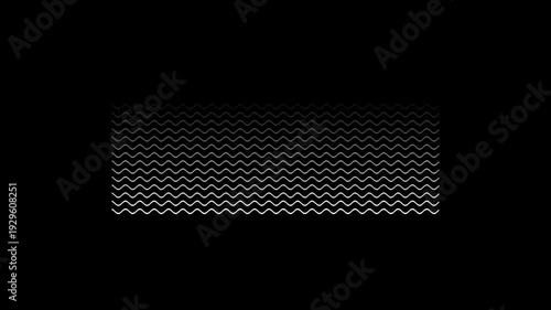 Black and white wave background