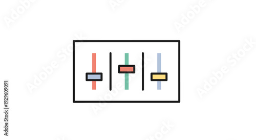 Colorful Electronic Circuit Board Components.