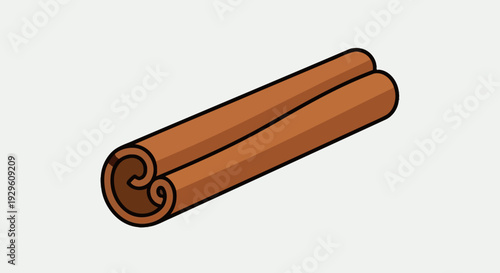 Cinnamon Sticks Illustration Brown Spice.