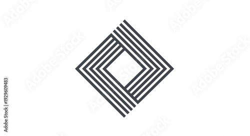 Geometric Shape Design Element Icon.