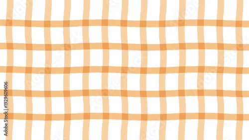 Vibrant orange plaid pattern on texture design