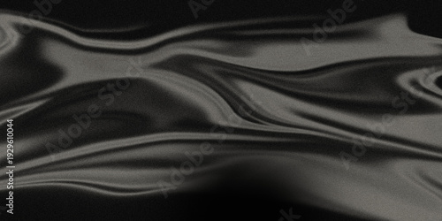 Intricate black and white abstract art with flowing, intertwined lines creating a mesmerizing pattern