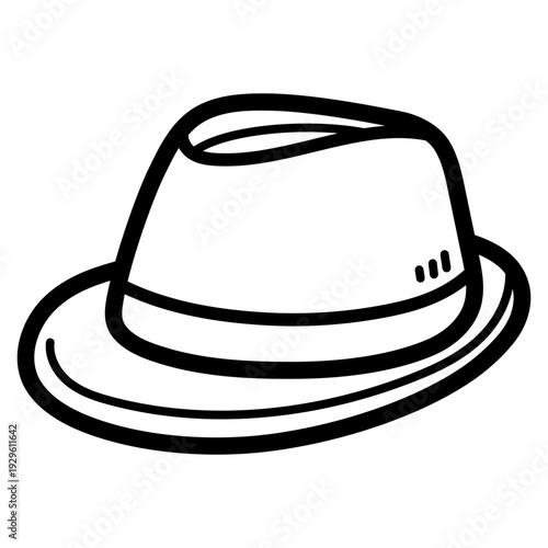 fedora illustration