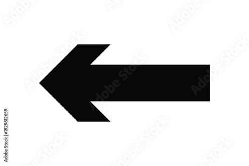Black large forward or Right pointing, solid long arrow icon sketched as vector symbol . Long arrow. Black arrow pointing Right.